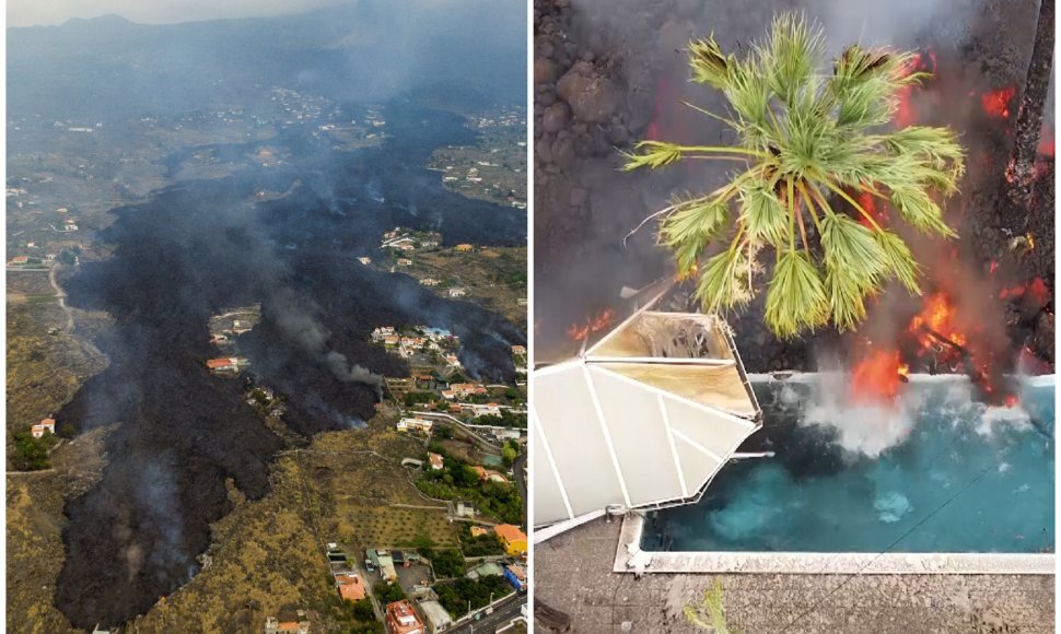 Ugnikalnio išsiveržimas La Palmoje