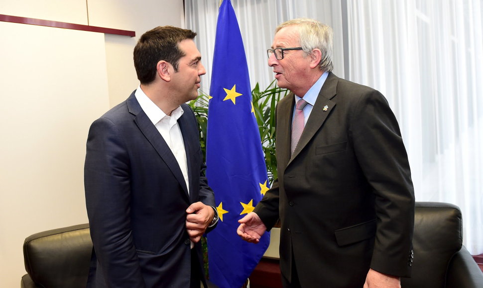 Aleksis Cipras ir Jeanas-Claude‘as Junckeris