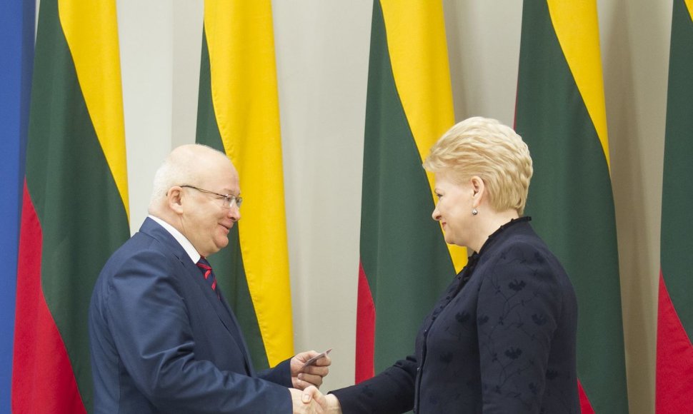 Zenonas Vaigauskas ir Dalia Grybauskaitė