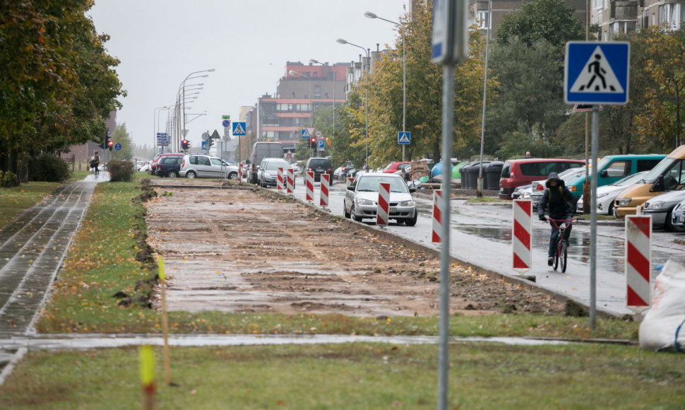 Rengiamos naujos automobilių stovėjimo vietos