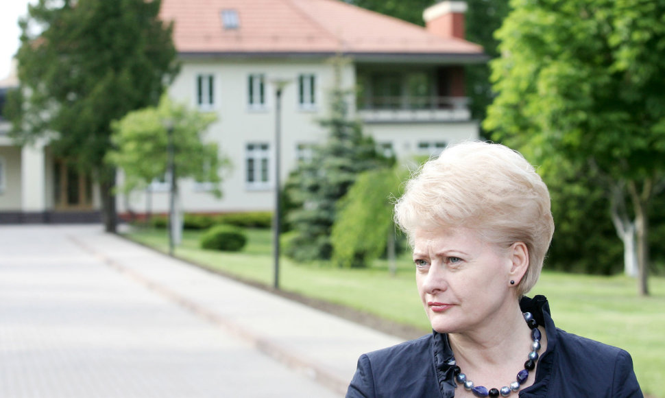 Dalia Grybauskaitė Turniškėse