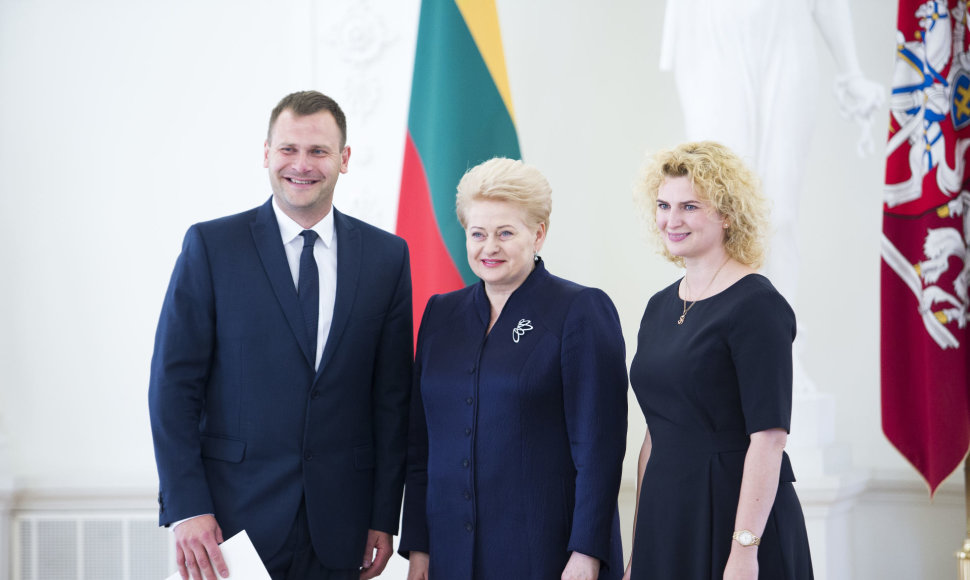 Mindaugas Bilius ir Dalia Grybauskaitė
