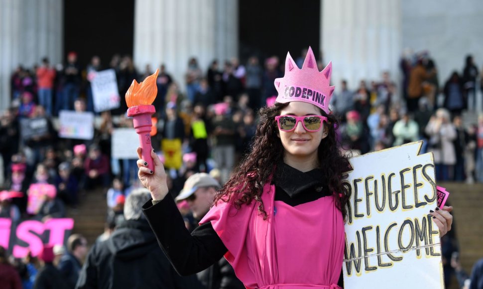 Demonstracija už moterų teises Vašingtone