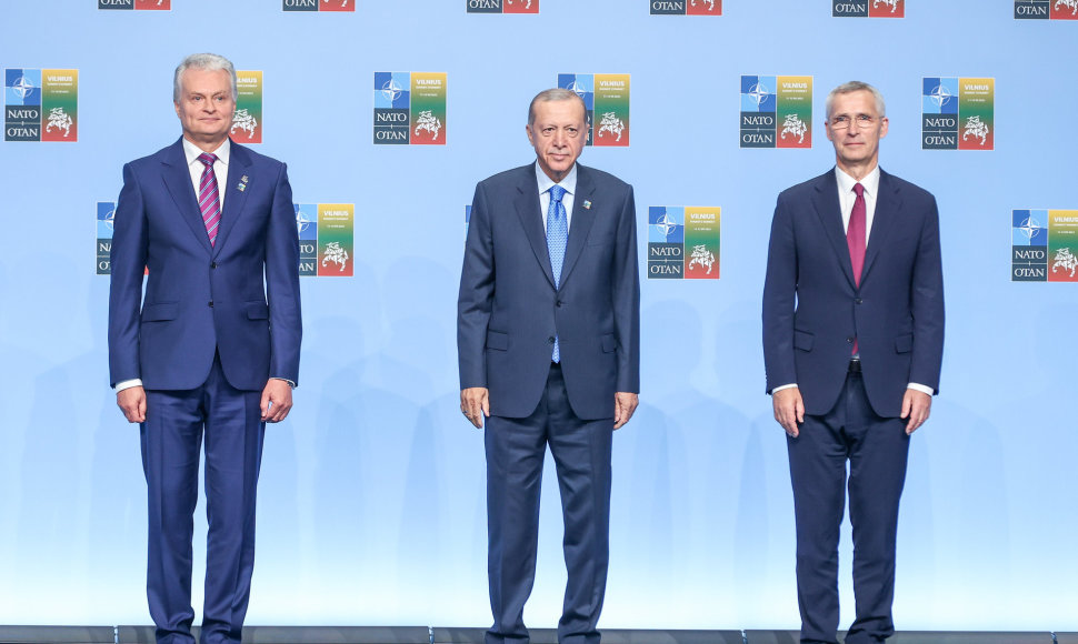 Gitanas Nausėda, Recepas Tayyipas Erdoganas ir Jensas Stoltenbergas