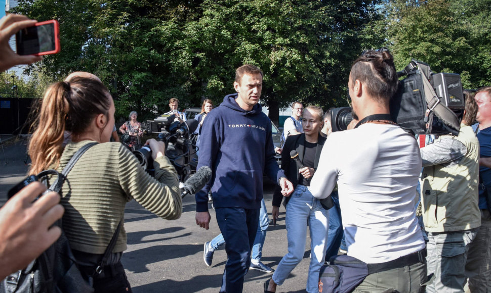 Aleksejus Navalnas: svarbu ne demonstracijų dydis, o tai, už ką balsuojama