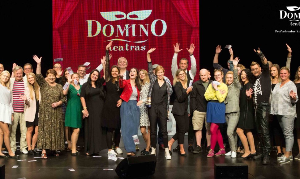 „Domino“ teatro sezono pristatymo akimirka