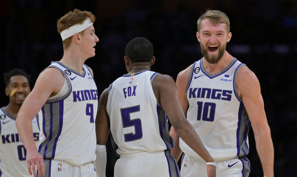 „Kings“ ir Domantas Sabonis laimėjo 5 sykį iš eilės