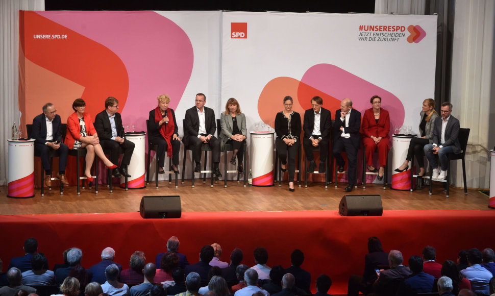 Kandidatų į Vokietijos socialdemokratų partijos poros