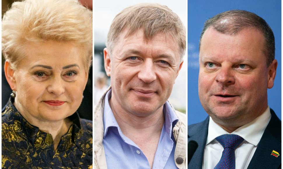 Dalia Grybauskaitė, Ramūnas Karbauskis, Saulius Skvernelis