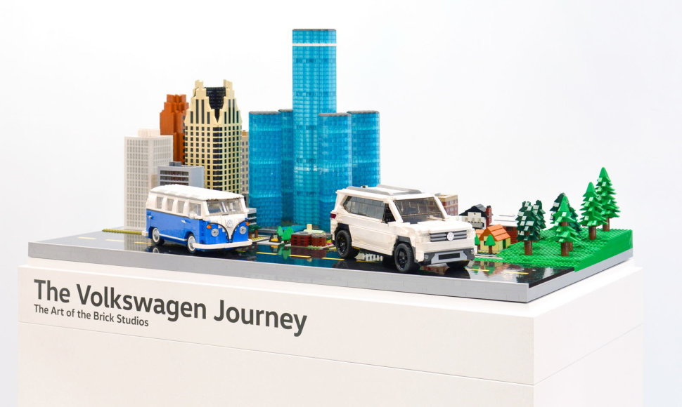 „Volkswagen“ kūrinys iš „Lego“ detalių