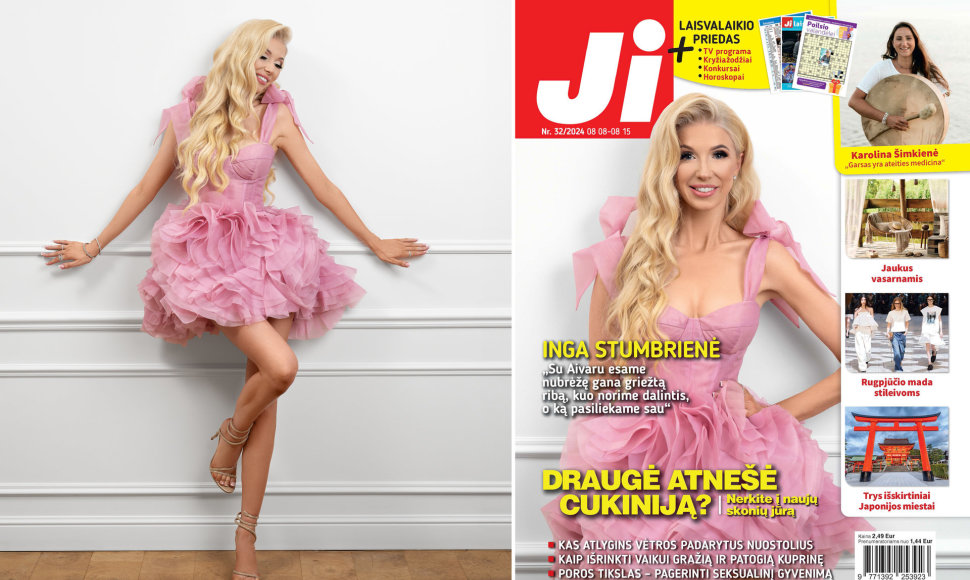 Inga Stumbrienė ir žurnalo „Ji“ Nr. 32 