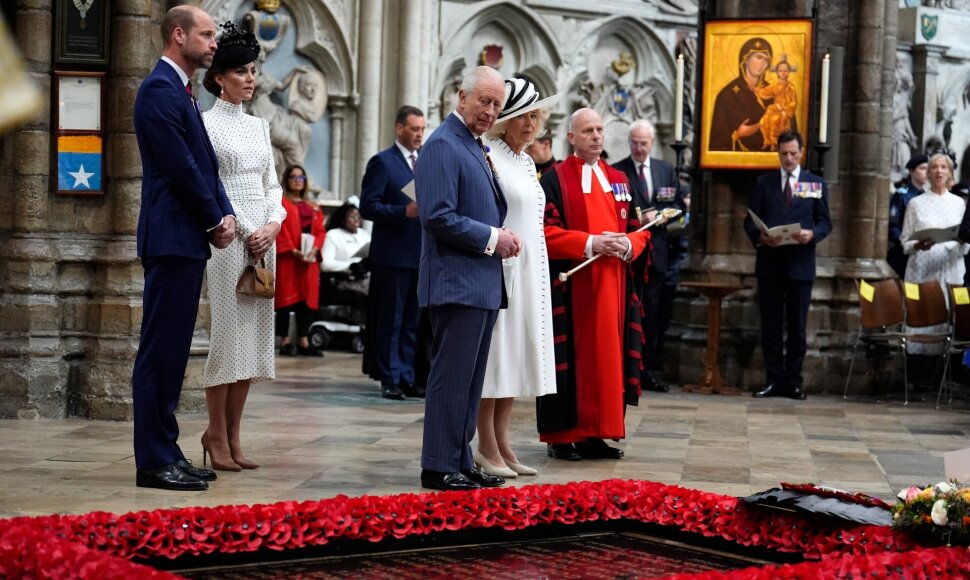 Pergalės dienos Europoje minėjimas Britanijoje / JORDAN PETTITT / AFP