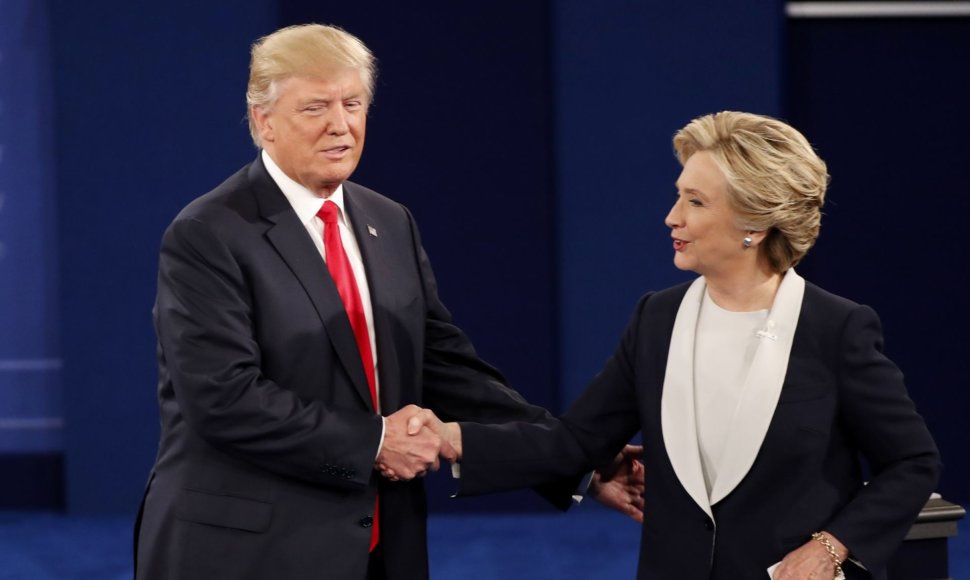 Donaldo Trumpo ir Hillary Clinton antrieji debatai