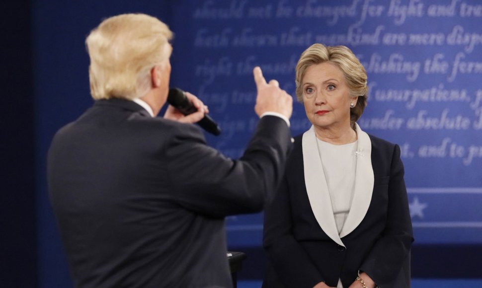 Donaldo Trumpo ir Hillary Clinton antrieji debatai