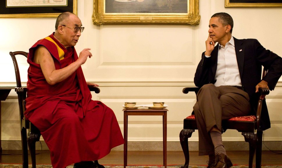 Dalai Lama ir Barackas Obama 2011 m.