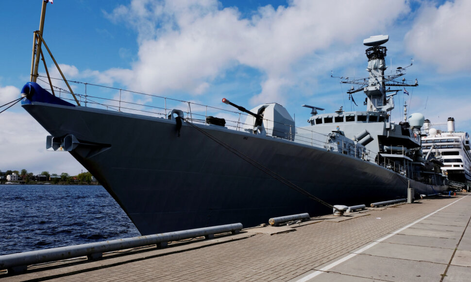 Didžiosios Britanijos fregata „HMS Westminster“ atplauks į Estiją