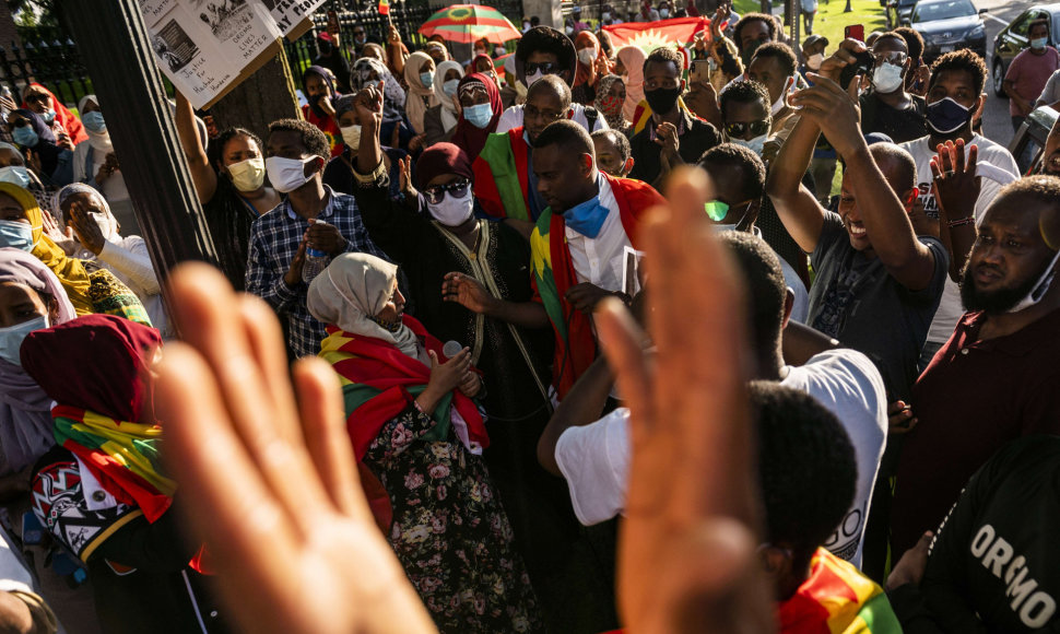 Protestai Etiopijoje