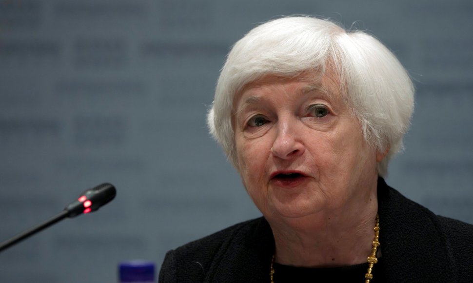 JAV iždo sekretorė Janet Yellen