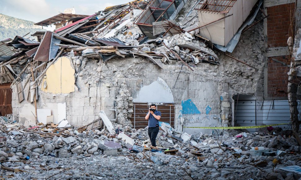 Žemės drebėjimo nuniokotas Turkijos Chatajaus regionas