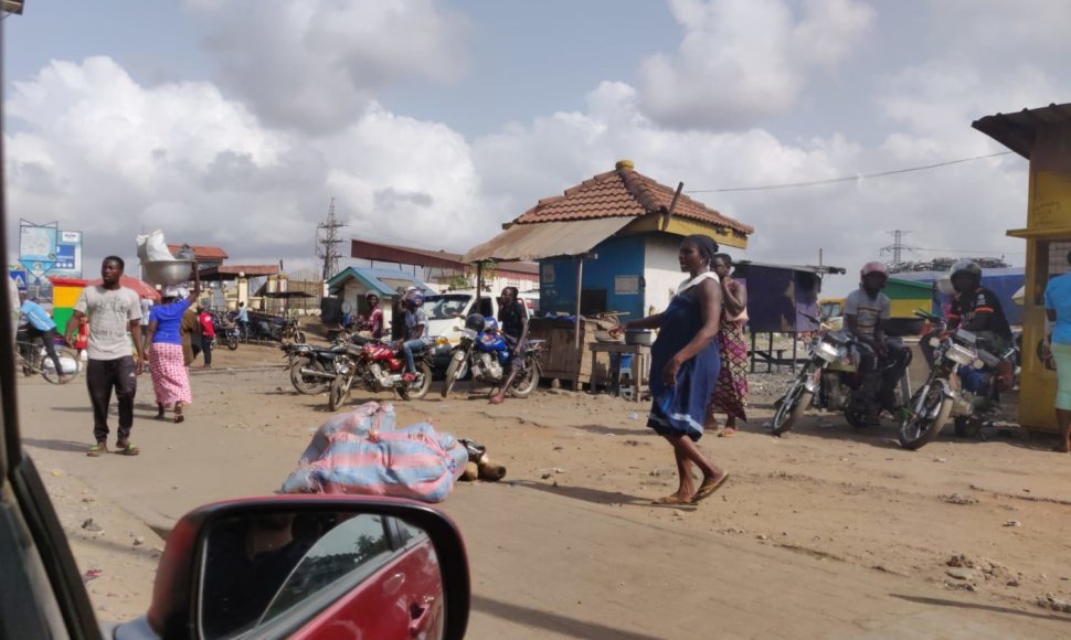 Klaipėdiečio fiksuoti vaizdai Ganos sostinėje Akroje