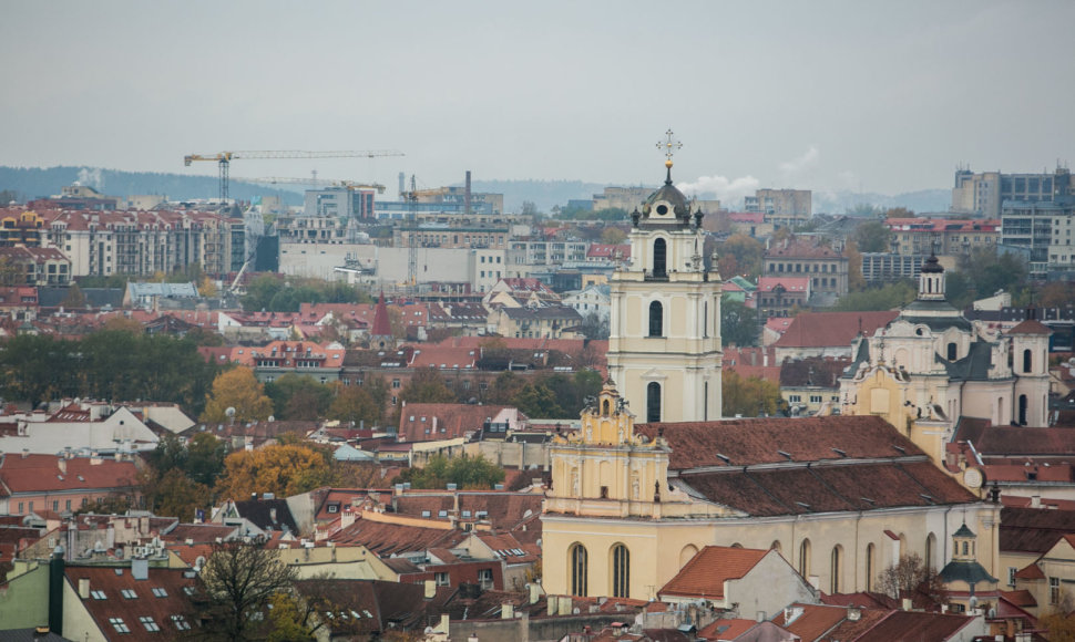 Vilniaus panorama nuo Trijų kryžių kalno