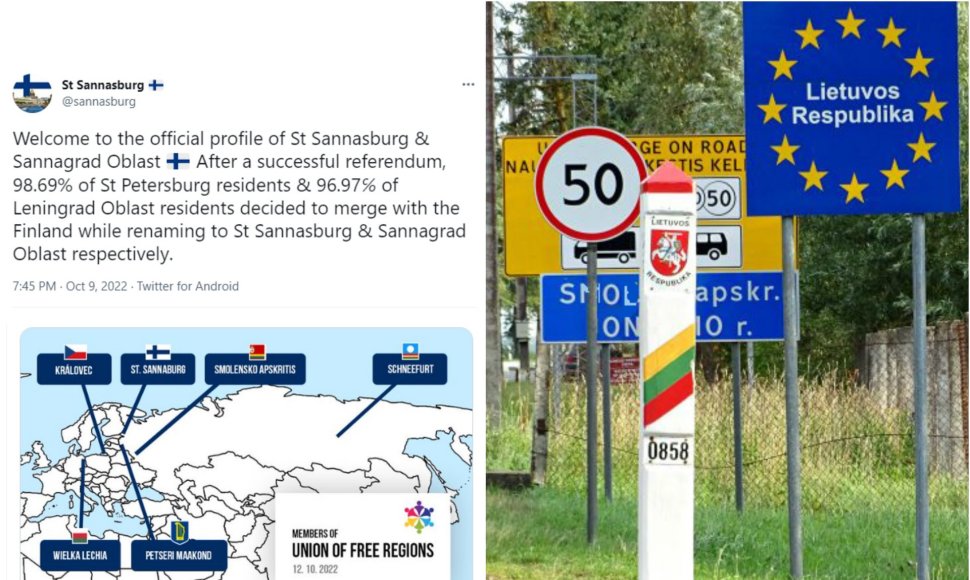 Socialiniuose tinkluose plinta pokštai, kad Smolenskas lietuviškas, o Petrburgas – suomių