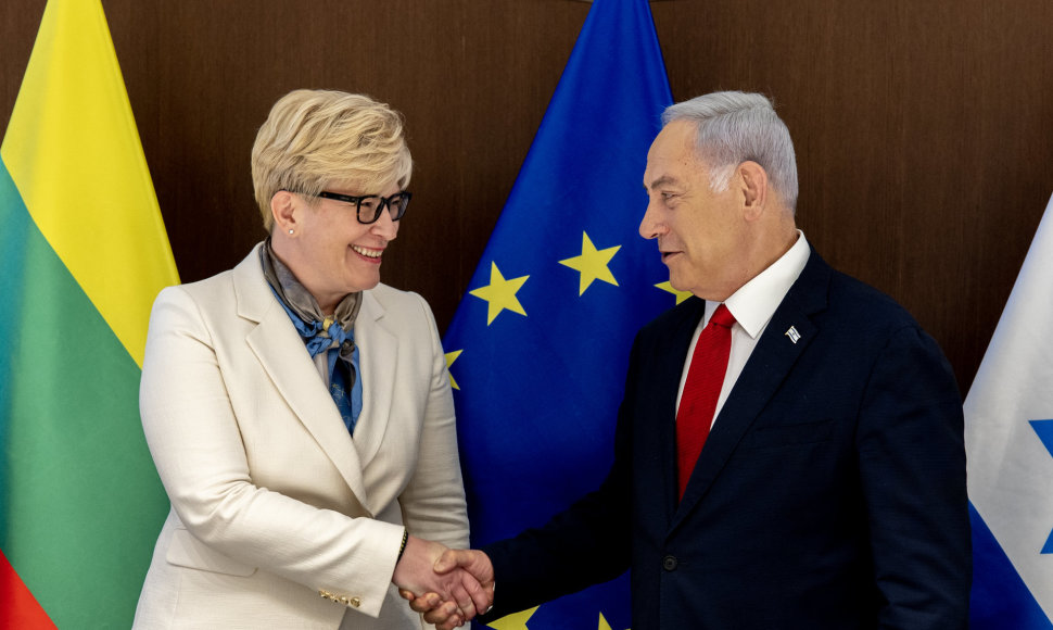 Ingrida Šimonytė susitiko su Benjaminu Netanyahu