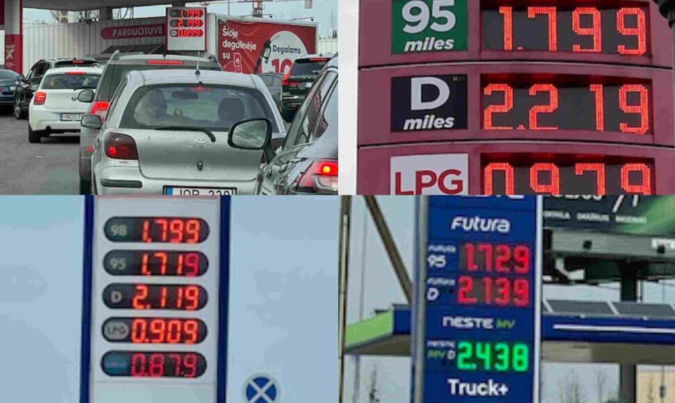Degalų kainos kovo 25 d.