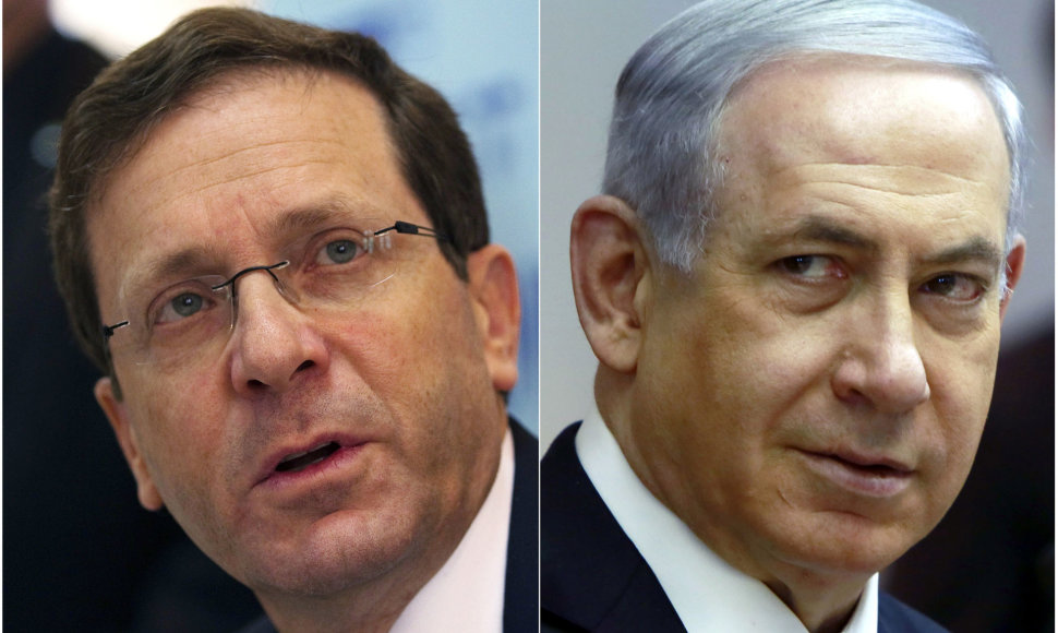 Isaacas Herzogas ir Benjaminas Netanyahu