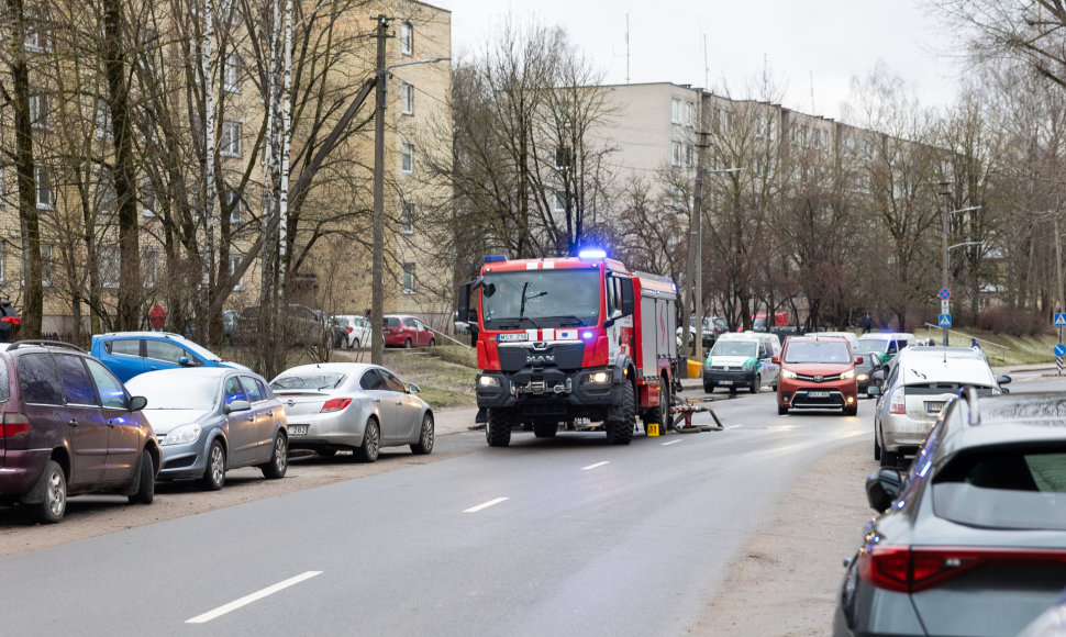 Sprogimas Dzūkų gatvėje