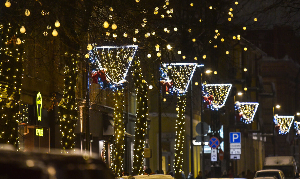 Panevėžio Kalėdų eglės įžiebimas
