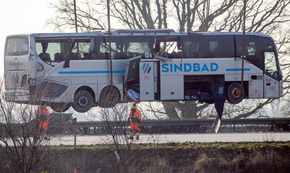 Lenkijos autobuso avarija Vokietijoje