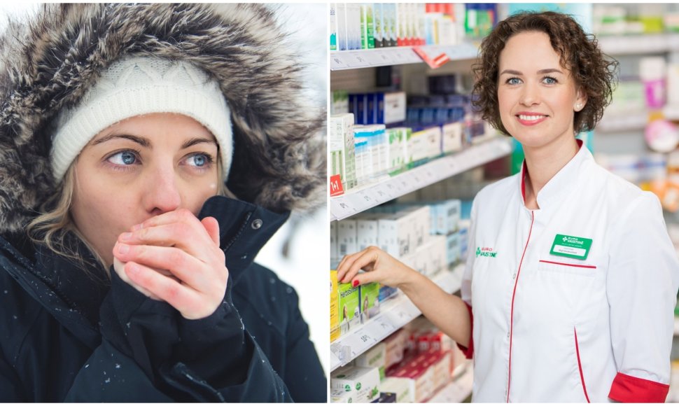 Farmacininkė Miglė Kazakevičienė pataria, kaip apsisaugoti nuo šalčio