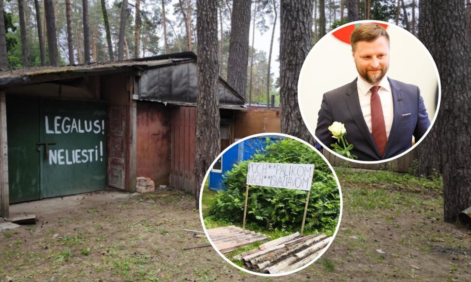 Alytaus valdžia nori griauti &scaron;alia kempingo esančius sandėliukus