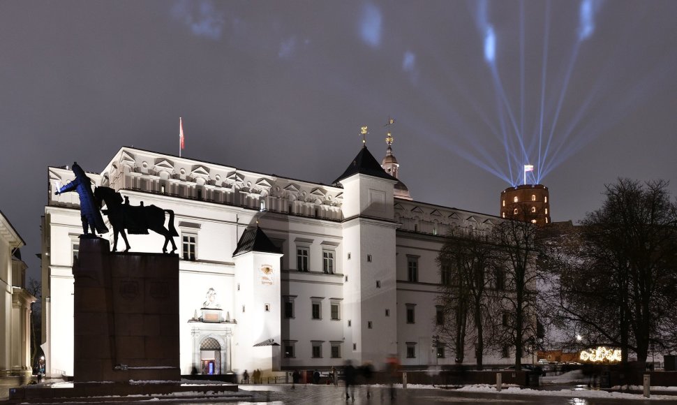 Vilniaus šviesų festivalio akimirka