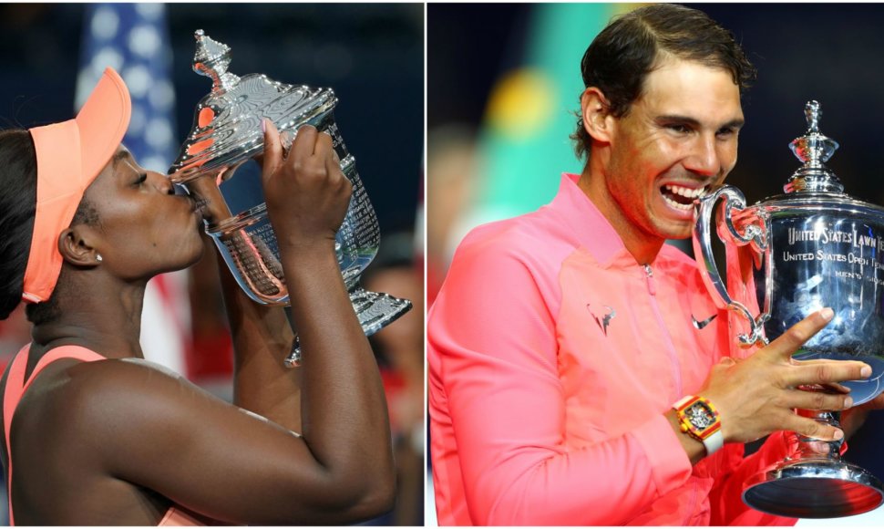 Sloane Stephens ir Rafaelis Nadalis