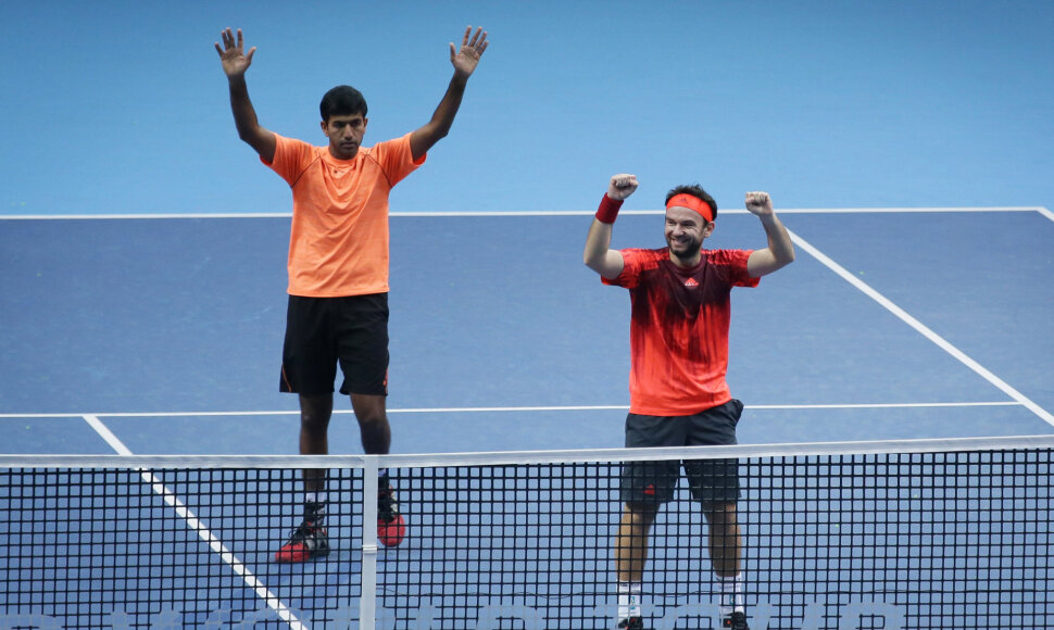 Rohanas Bopanna ir Florinas Mergea