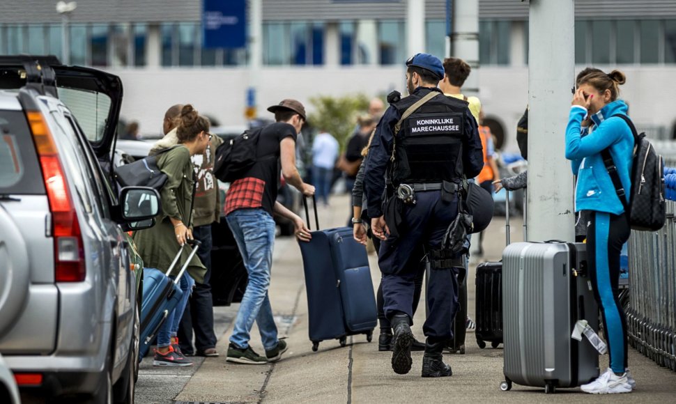 Amsterdamo Schipolio oro uoste buvo sustiprintas saugumas