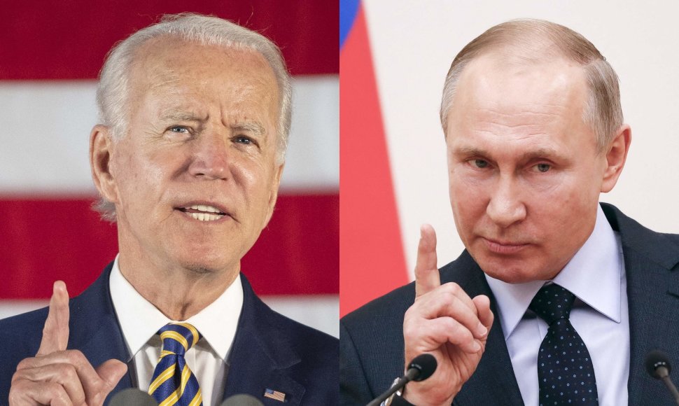 Joe Bidenas ir Vladimiras Putinas