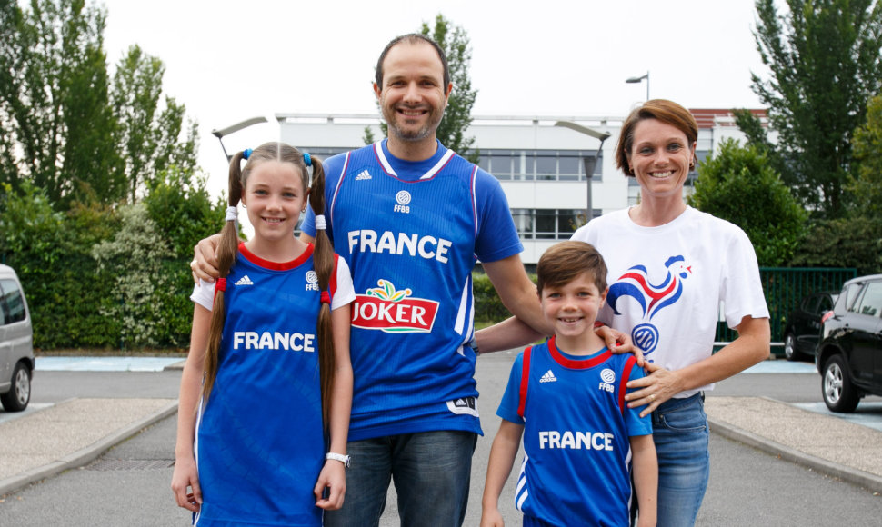 Prancūzų sirgalių šeima
