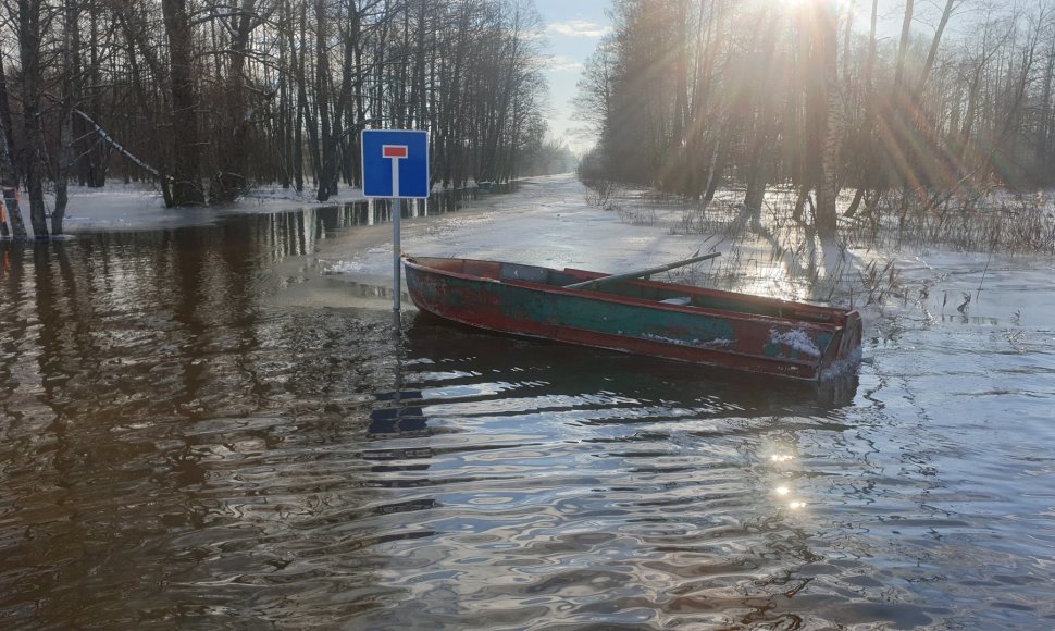 Potvynis Šilutės rajone