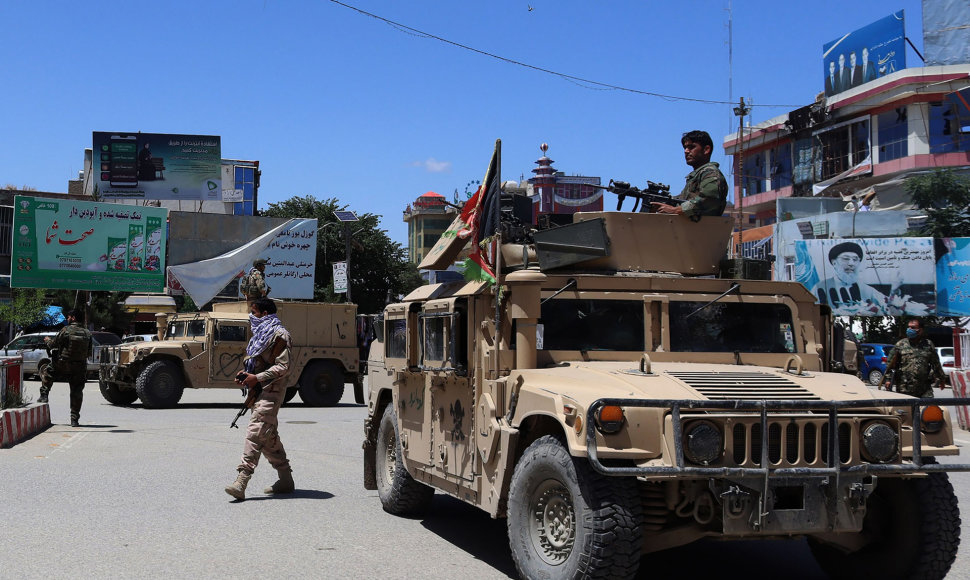 Afganistano saugumo pajėgos Kunduzo mieste
