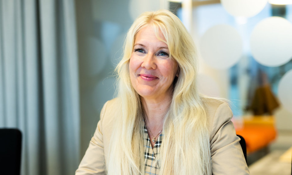 Suomijos banko „OP Corporate bank“ vadovė Katja Keitaanniemi