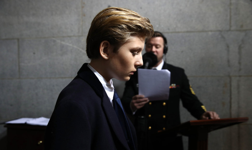 10-metis Donaldo Trumpo sūnus Barronas.