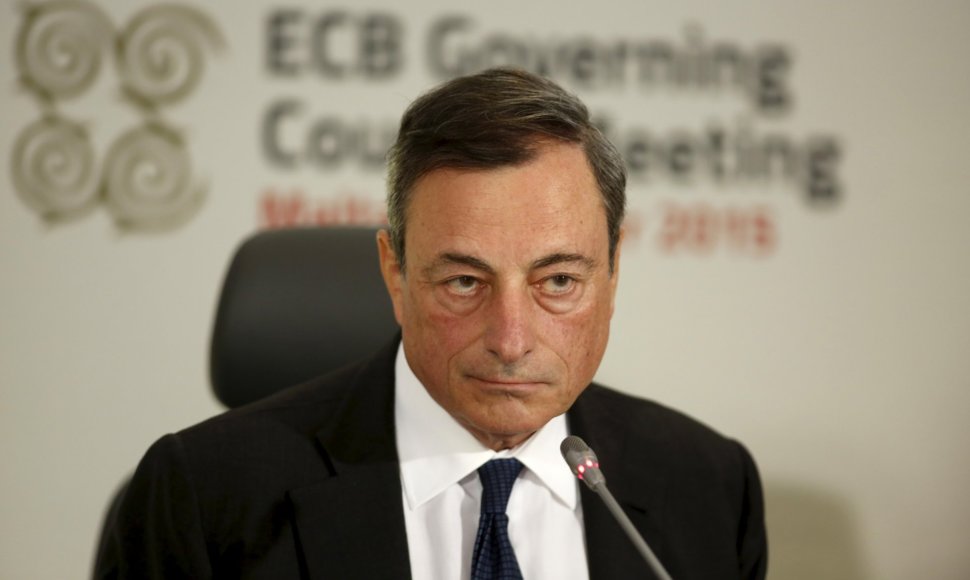 11. Europos centrinio banko prezidentas Mario Draghis