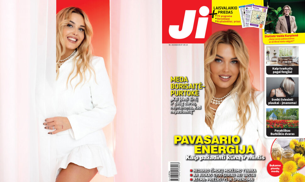 Meda Borisaitė-Purtokė / žurnalo &bdquo;Ji&ldquo; Nr. 19 vir&scaron;elis 