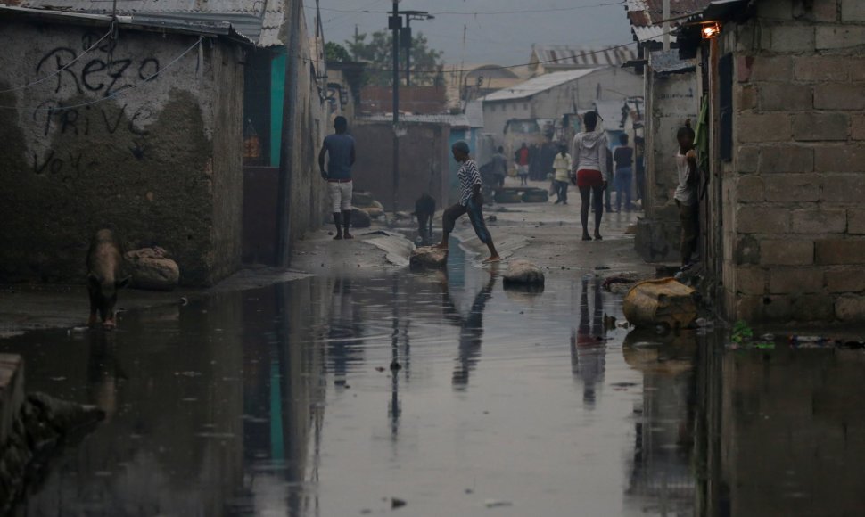 Galingo uragano Metju nusiaubti Haitis ir Kuba