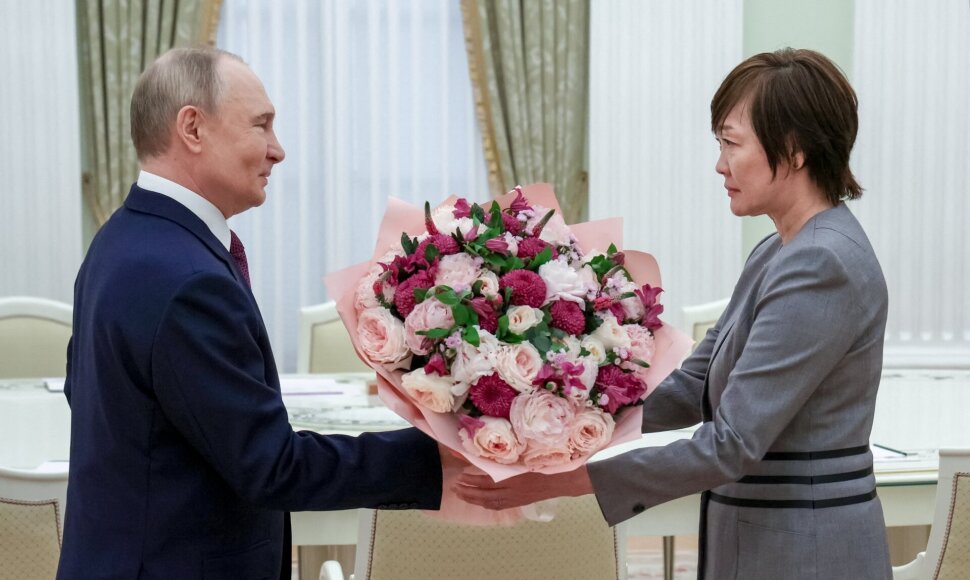 Vladimiras Putinas ir Akie Abe