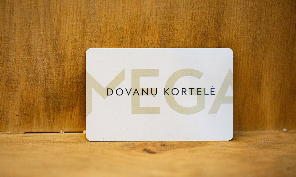 Viena &bdquo;Megos&ldquo; dovanų kortelė &ndash; &scaron;imtai progų nudžiuginti