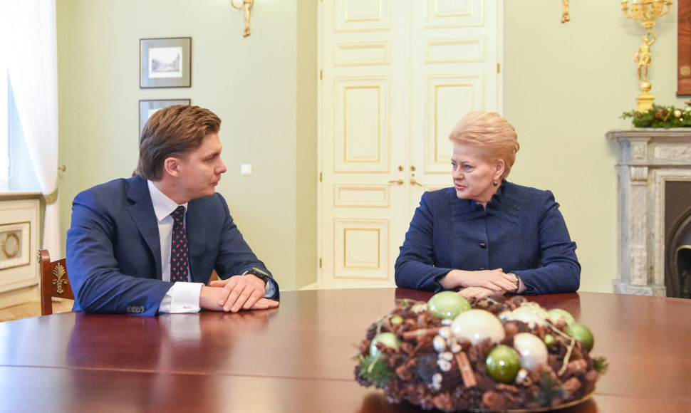 Dalia Grybauskaitė ir Mindaugas Sinkevičius